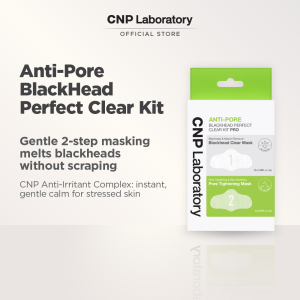 CNP Laboratory Anti Pore Black Head Perfect Clear Kit Pro - Low Irritant Tightens Pore Blackheads Care Sebum Control