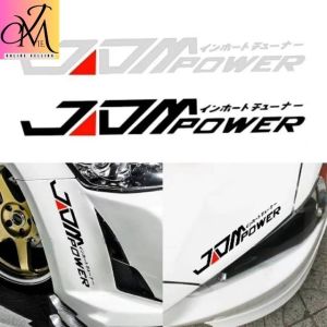 JDM-Power Quality Long lasting Stickers Premium Cut Out Waterproof Vinyl Decals for Cars.