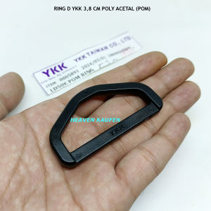 Ring D YKK 5 cm Hitam Material Poly Acetal Bagus Kuat Anti Patah High Quality Harga Per 4 Biji