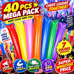 20/40PCS Wholesale Inflatable Cheer Sticks 60CM Thunder Sticks Loud Noise Maker Sports Concert Party
