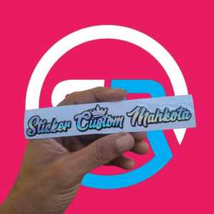 Cutting Stiker Custom Nama Mu Sendiri
