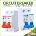 AC & DC Circuit Breaker for Solar Mini Circuit Breaker Battery Switch 6A/10A/16A/20A/25A/32A/40A/50A/63A MCB PV System. 