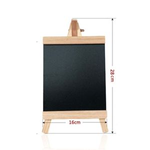 GIORGIONE Memo Mini Chalk Writing Collapsible  Message Pine Wood Easel Wooden Boards Chalkboard Blackboard