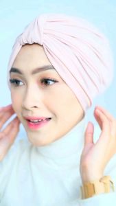 Ready Stock - COD - Turban Instan Polos Jersey Korea Dewasa/Turban Olahraga/Turban Senam/Turban Renang