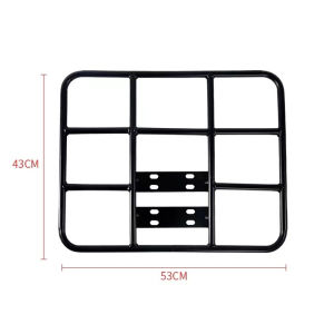แร็คมอเตอร์ไซค์(มีให้เลือก 2 แบบ) ตะแกรงเหล็กท้ายเบาะ / แร็คท้า ชั้นวางของ กระเป๋าส่งอาหาร แร็คท้าย ตะแกรงเหล็ก ตะแกรงท้ายเบาะ