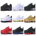 Giày Đôi Mới 2022 Giày Nam Nữ Cỡ Lớn Giày Thể Thao Shox Giày Chạy Bộ Trụ TL 36-46. 