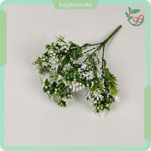 Daun Seledri Cabang 5 artificial untuk Dekorasi plastik Hiasan dekorasi pelaminan atau dekorasi wedding dan dekorasi rumah Import premium termurah artifisial palsu plastik