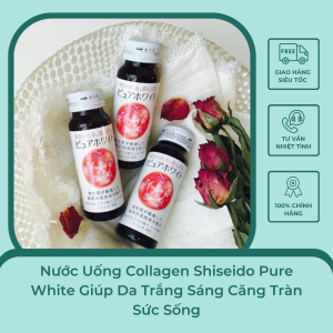 Nước Uống Collagen Pure White Giúp Da Trắng Sáng Căng Tràn Sức Sống - Xuan Nghi Store