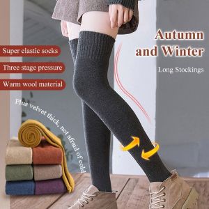 Cashmere Knee High Socks Warm Stockings Leg beautify Long Stockings JK Stockings