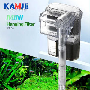 KAMJE Mini Hanging Filter Aquarium 250 L/H Saringan Air Gantung Akuarium Ikan Hias Hemat Listrik KAJ7167