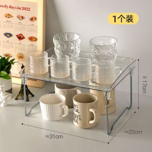 3 Layer Display Coffee Glass Cup Mug Desk Rack Perfume Popmart Hots Toys Display Transparent Figure Nail Polish Display Shelf Stackable Organizer Storage