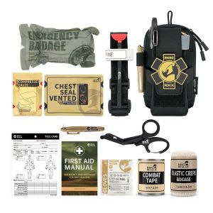 Rhino Rescue EDC Pouch First Aid Kit Tactical Survival Trauma Kit Molle Utility Tool Pouches For Camping Hiking Outdoor