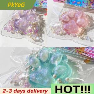 PkYeG Squishу Cat Paw Slow Rebound Stress Reducing Toy Pinch Fidget Toy Squishies Squeeze Toy For Kids Adults Holiday Gifts