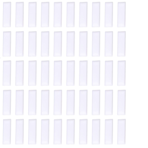 Pack of 50 Sturdy Plastic Brush Faceplates Wall Plate for Neat Cable Managements and Professional Appearance Use