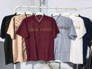 Baju koko kurta pria lengan pendek terviral murah bisa bayar ditempat