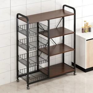 OKK ชั้นวางผัก ชั้นวางของอเนกประสงค์ ชั้นวางในครัวชั้นวางกระทะ ชั้นวางจานอเนกประสงค์ชั้นไมโครเวฟ ประหยัดพื้นที่ชั้นวางของในครั