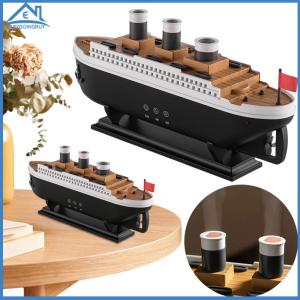 【New Arrival】 Elegant Air Purifier with Essential Oil Diffuser 250ml Ocean Liner Aroma for Home Relaxation and Freshness