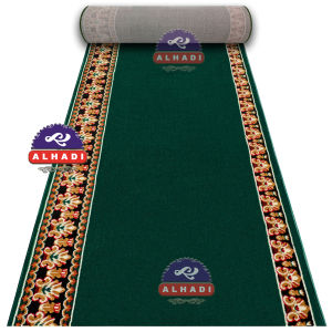 Alhadi Karpet Masjid KINGRA METERAN Ukuran 100 x 120cm Tebal 12mm Sajadah Mushola Bulu Lembut Empuk