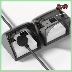 [Epih] 86 Type Outdoor Socket Protective Cover Bathroom Electric Plug Waterproof Cover Power Outlet Rainproof Box Electrical Supplies