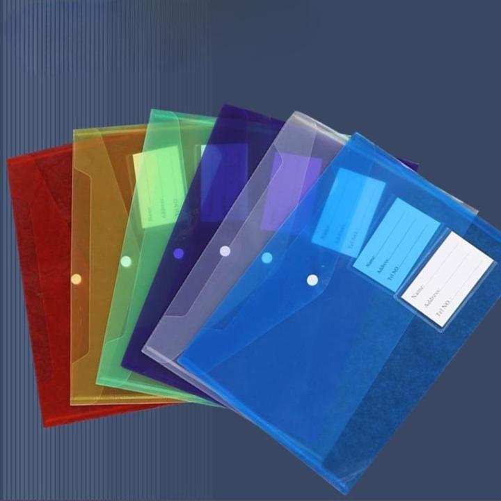 Transparent A4 binder pocket binder envelopes Organizational tool ...