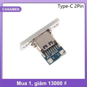 【CANAMEK】 USB Jack Type-C 2pin 2P 4P không thấm nước Dải dòng của Hàn Doanh nữ nối jack sạc cổng USB Loại C ổ cắm kết nối
