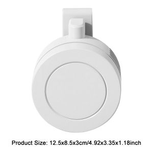 EKLEVA Portable Fan Mini Handheld Rechargeable Bladeless Electric Fan Clip Waist Fan Suitable for Ventilation Outdoor Desktop