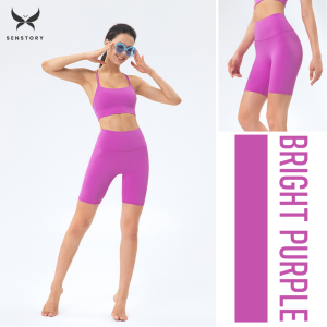 High Quality High Waist Yoga Pants Energy Seamless Leggging Super Stretchy Gym Tights Sport Short Pants Yoga Shorts Short Legging Tummy Control Workout Pants