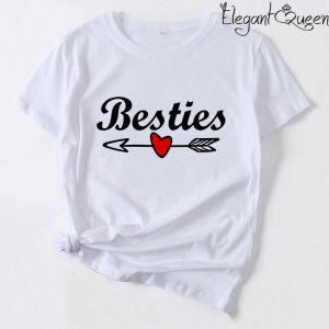 T-Shirt BFF Per Migliori Amiche E Sorelle, Donna, 100% Cotone, Idea Regalo Compleanno, 1 Pezzo