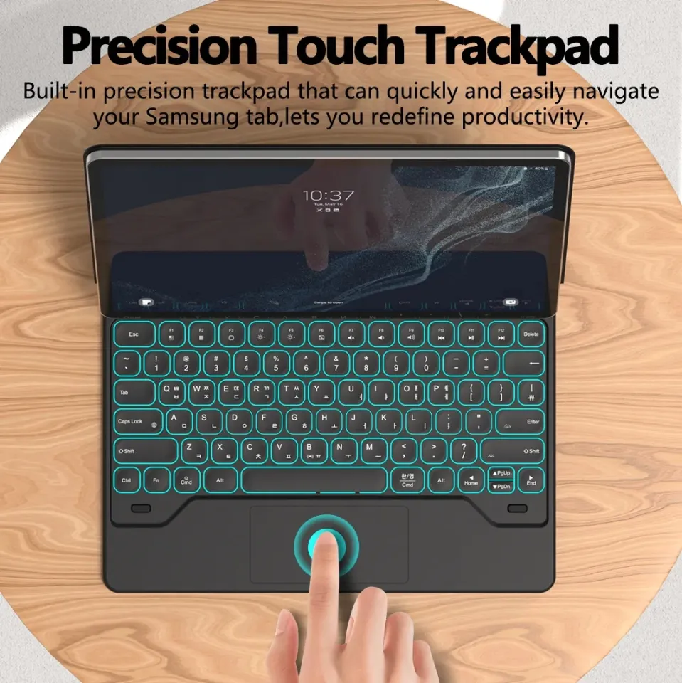 GOOJODOQ Magic Keyboard Case for Samsung Galaxy Tab S8+/ S8 Plus