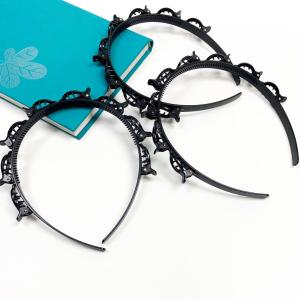 Bando Jepit Twister / Bando Jepit Rambut Korea 2in1 Headband/Hairband