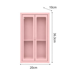 Girly Style Student Dormitory Desktop Small Iron Cabinet Storage Box Storage Cabinet Mini Small Iron Cabinet Desk Storage