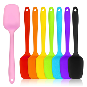 28cm Silicone Spatula Cream Spatula High Temperature Resistant Non-Stick Spoon Kitchen Baking Accessories Tools