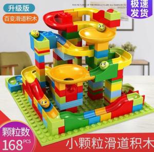 Family Mainan Brick Building Blocks Marble Run 168 Pcs / Funny Blocks Marble Run / Mainan Anak Balap Kelereng / Mainan Balok Susun Murah