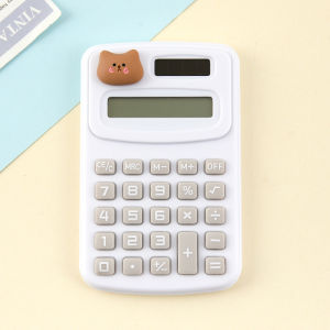 Cute Cartoon High Value Calculator for Students and Office Pocket Calculator LCD Solar Portable Size