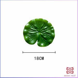 Boloni ใบบัวปลอม ใบบัวพลาสติก  สําหรับรองอาหารคาว หวาน หรือตกแต่งอ่างปลา Home Decor