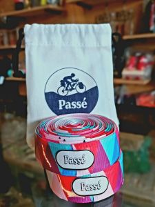 BMX Cycle Center Passe Brand Bicycle Handle Bar Tape Nylon Material  Cones Multicolor Sold by pair