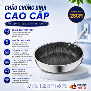 CHẢO GANG THÔ ĐÚC 25CM CAO CẤP – CHỐNG DÍNH TỰ NHIÊN GIỮ NHIỆT TỐT DÙNG CHO BẾP TỪ/BẾP GAS
