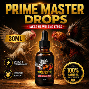 Prime Master Drops IronBeak Natural Booster for Gamefowl Performance Strength & Resistance Support