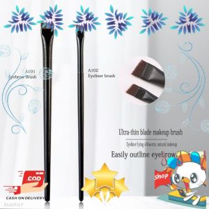 ARAFURA - ASHAIE Kuas Kontur Alis Eyeliner Eyebrow Brush 2 PCS - NB102