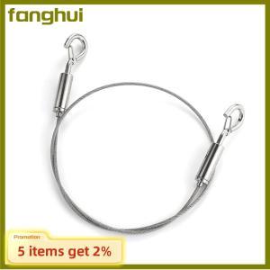 fanghui Adjustable Automatic Wire Rope Spring Hook Clothesline Hanging Solution System Suspension Code Stainless Steel Cable
