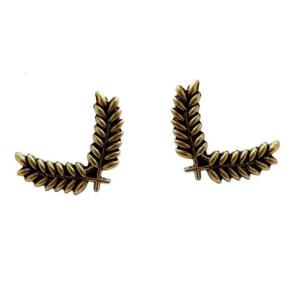 Stylish Retro lúa mì Trâm hợp kim breastpin kinh doanh cuộc họp ghim cài ve áo phụ kiện Trọng lượng nhẹ phụ kiện dịp trang trọng