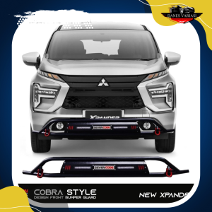 Front Bumper Guard ALL NEW XPANDER - Tanduk Towing Bemper  Depan  Cobra - SEVENCODE