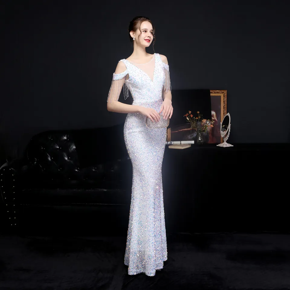 Elegant Long Gown Evening Dresses Party Cocktail Dress Wedding