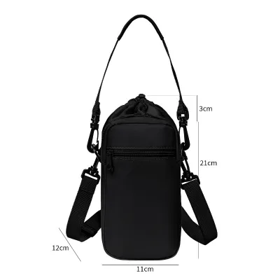 Mishilei Hand Carrying Water Bottle Bag with Crossbody Protective Bag Shoulder Strap Style Portable Leak Proof Water Cup Bag