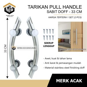 handle pintu rumah 25cm gagang tarikan pintu pvc handle pintu kamarmandi murah pegangan pintu