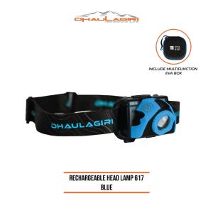 Dhaulagiri Rechargeable Head Lamp 617 Lampu Senter Kepala Camping Gunung