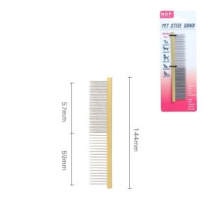 BETTERFORM Light Aluminum Pet Comb Hair Removal Stainless Steel Pins Hair Trimmer Brush Pet Accessories Cleaning Hair Trimmer Brush Dogs/Cats