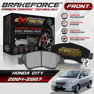 BrakeForce Extreme Carbon Ceramic Front Brake Pads For Honda City 2004 Up To 2007 Model