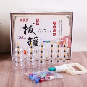 [TẶNG DẦU GIÓ] Bộ giác hơi không lửa 24 ly đủ phụ kiện | Bộ giác hơi 24 cốc loại tốt Hàng chất lượng