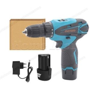 12V Mesin Bor Baterai Cordless Drill 10MM Mesin Bor 12VCordless Drill set